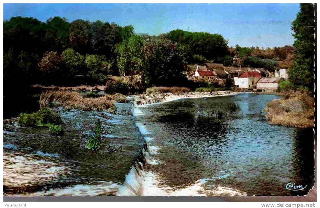 CPA. DENTELLEE.DATEE1960. ROCHE POSAY LES BAINS. BARRAGE SUR LA CREUSE A GATINEAU. - La Roche Posay