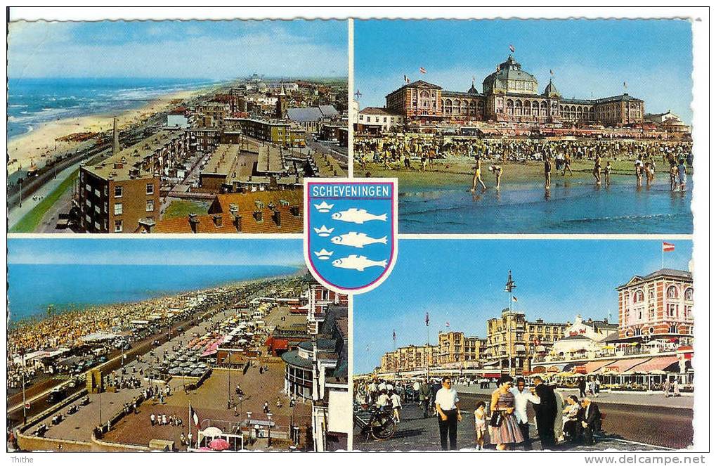 SCHEVENINGEN Carte 4 Vues - Blason - 1960 - Scheveningen