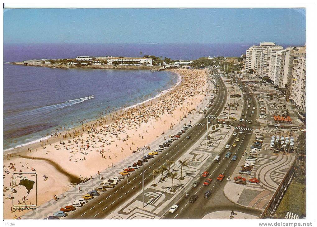 BRASIL - RIO DE JANEIRO - Copacabana Beach - Copacabana