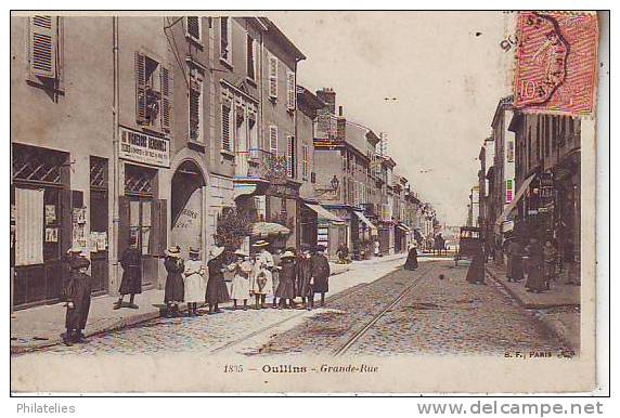 OULLINS  GRANDE RUE  1905 - Oullins