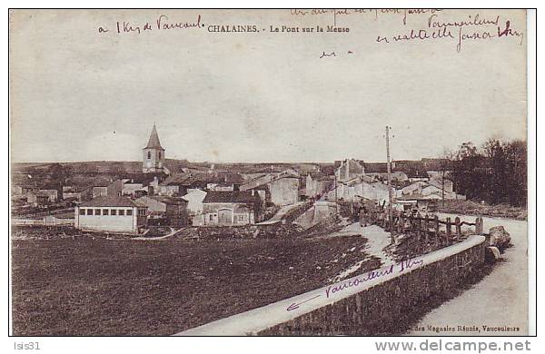 Dép 55 - M995 - Chalaines - Le Pont Sur La Meuse - Bon  état Général - Other & Unclassified