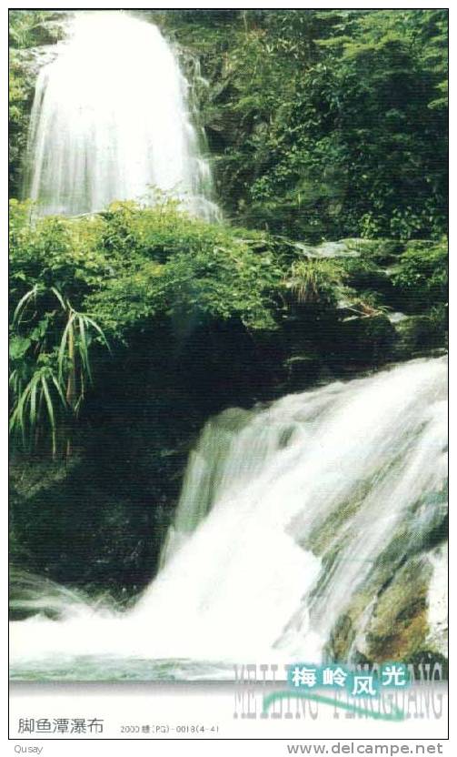 Scenery , Jiaoyutan  Waterfall ,    Pre-stamped Card , Postal Stationery - Other & Unclassified