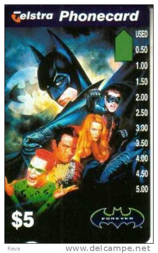 AUSTRALIA $5 BATMAN FOREVER MOVIE WOMAN PRIVATE ISSUE MINT AUS-315 READ DESCRIPTION !! - Australie