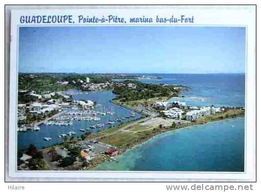 Cpsm 971 GUADELOUPE PoInte A Pitre Marina Bas Du Fort - Pointe A Pitre