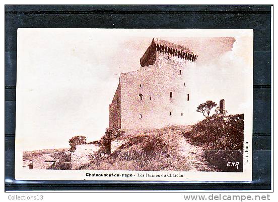 VAUCLUSE - Château Neuf Du Pape - Les Ruines Du Château - Chateauneuf Du Pape