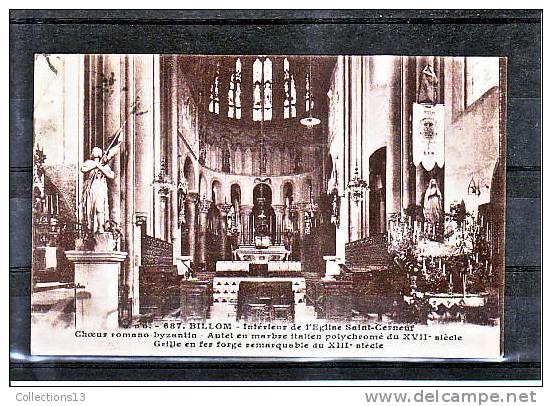 PUY-DE-DOME - Billom - Intérieur De L'église St Cerneuf - Autres & Non Classés