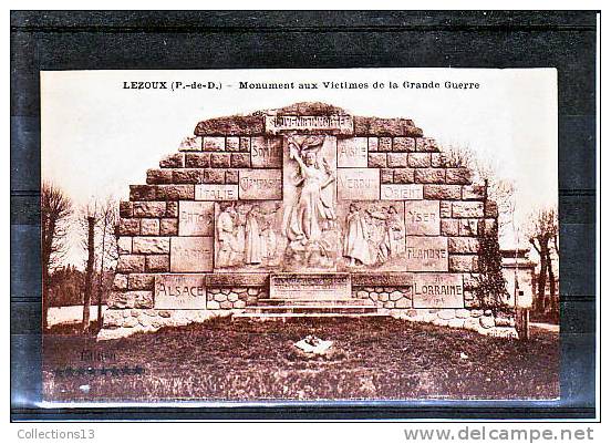 PUY-DE-DOME - Lezoux - Monument Aux Victimes De La Grande Guerre - Lezoux