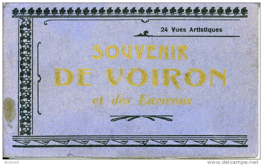 SOUVENIR DE VOIRON Et Environs GD Editeur Carnet De 23 CPA.jpg - Voiron