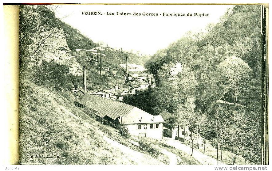 SOUVENIR DE VOIRON Et Environs GD Editeur Carnet De 23 CPA.jpg - Voiron