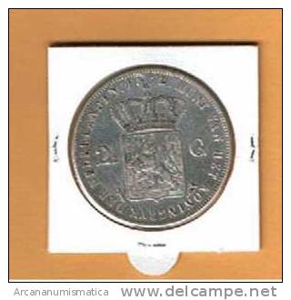 HOLANDA 2 1/2 GULDEN  1.872 PLATA/SILVER KM#82 Willen III (1841-1890)    DL-2637 - Gold And Silver Coins