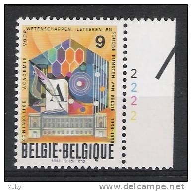 Belgie OCB 2297 (**) Met Plaatnummer 2. - 1981-1990