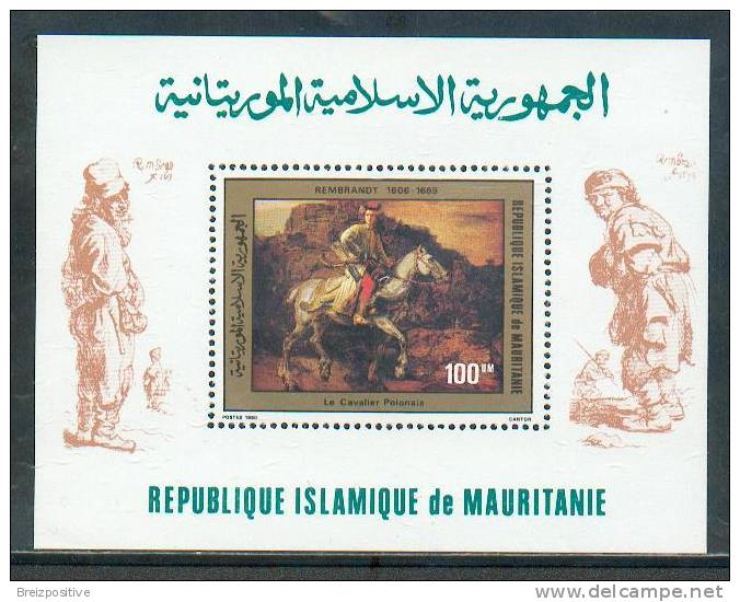 Mauritanie Mauritania 1980 - Peinture De Rembrandt / Painting By Rembrandt - MNH - Rembrandt