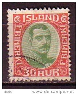 Q1048 - ISLANDE ICELAND Yv N°92 - Used Stamps