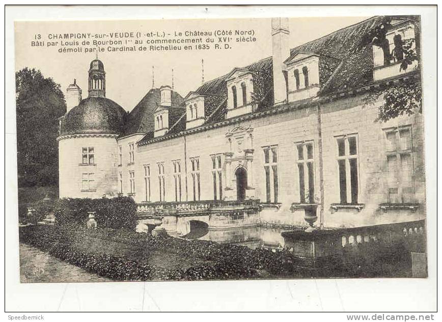 9782 Champigny Sur Veude Chateau Coté Nord . 13 Dorange - Champigny-sur-Veude