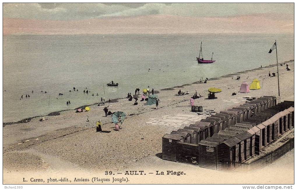 CPA D'AULT  LA PLAGE  Colorisée Et Animée - Ault