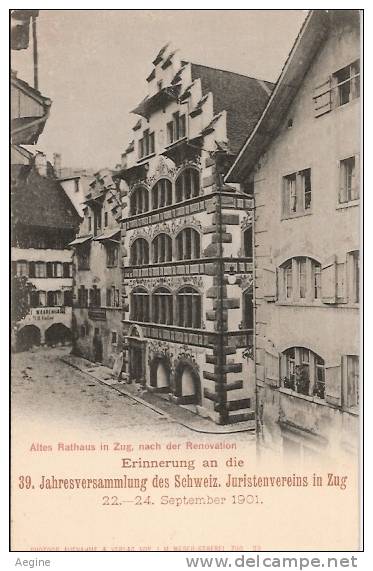 SUISSE- Ref No 701- Zoug - Zug-altes Rathaus In Zug,nach Der Renovation  - Bon Etat - Zug