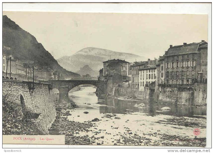 9742  Foix Les Quais . éd. Illisible - Foix