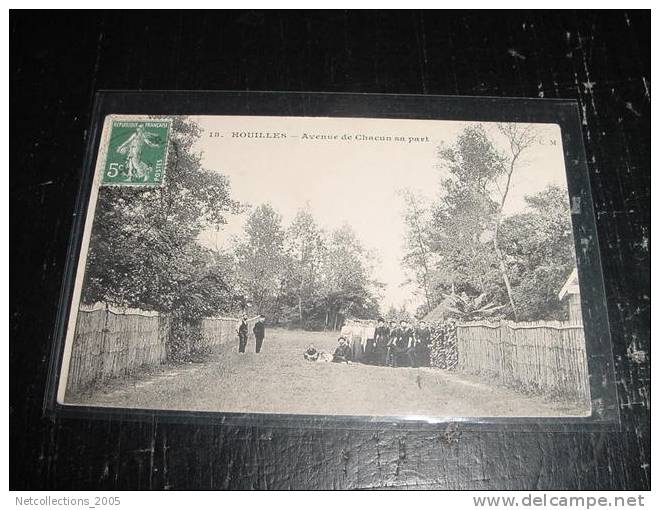 HOUILLES - AVENUE DE CHACUN SA PART - 78 YVELINES - CARTE POSTALE FRANCE - Houilles