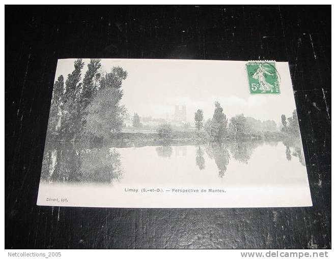 LIMAY - PERSPECTIVE DE MANTES - 78 YVELINES - CARTE POSTALE FRANCE - Limay