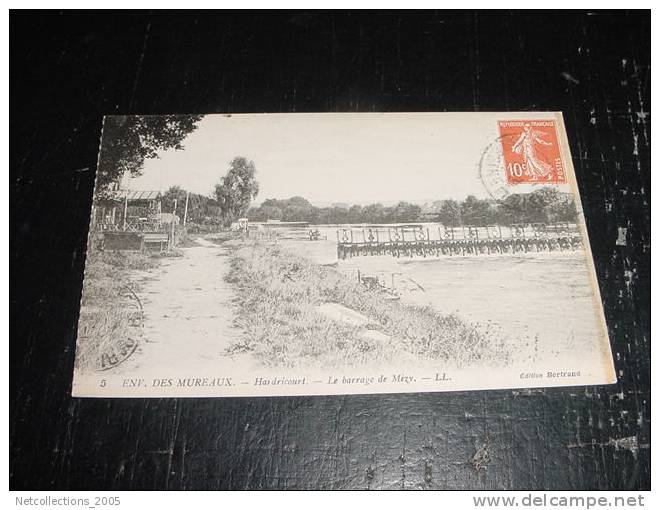 ENVIRONS DES MUREAUX - HARDRICOURT - LE BARRAGE DE MEZV - 78 YVELINES - CARTE POSTALE FRANCE - Hardricourt