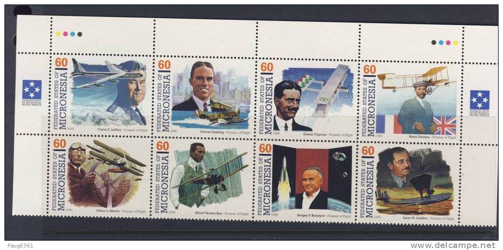 MICRONESIE  1996 PIONNIERS DE L AVIATION SC N°249  NEUF MNH**  LLL337 - Sonstige (Luft)