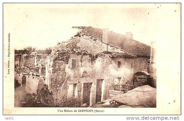 Dép 55 - Militaria - Guerre 1914-18 - N122 - Sampigny - Une Maison - Bon état Général - Other & Unclassified