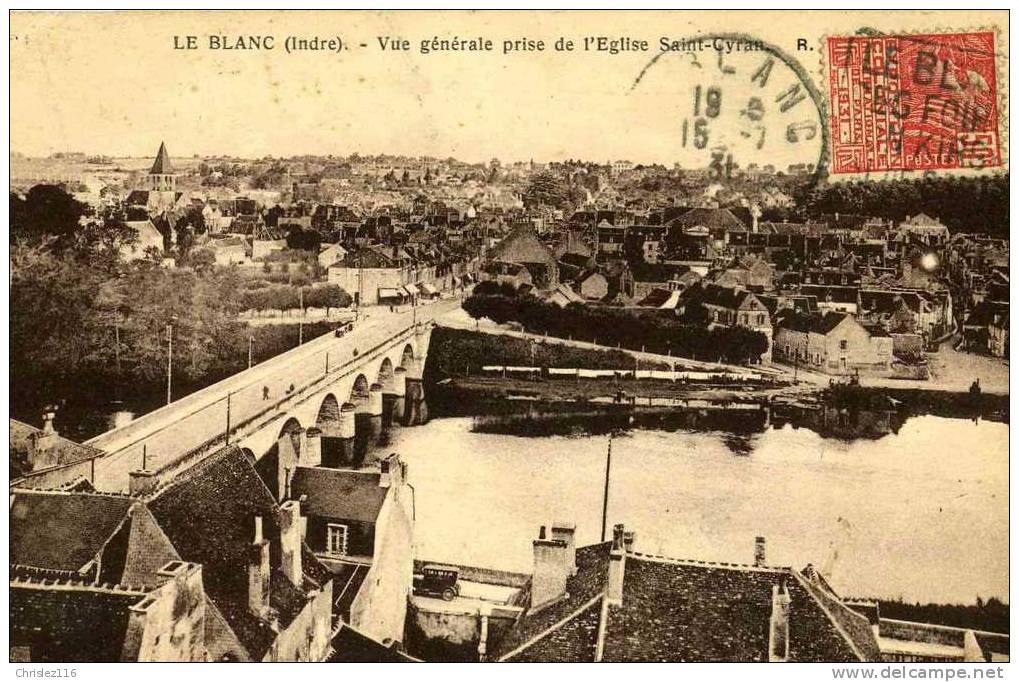 36 LE BLANC Vue Générale  Beau Plan - Le Blanc