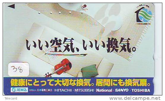 Télécarte Telefonkarte - VIOLIN - VIOLINE - VIOOL (38) Instrument De Musique - Musik Muziek Music PHONECARD JAPAN - Música