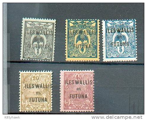 Wallis 26 - YT 1, 3 Et 4 NSG  7 Et 12 * - Unused Stamps