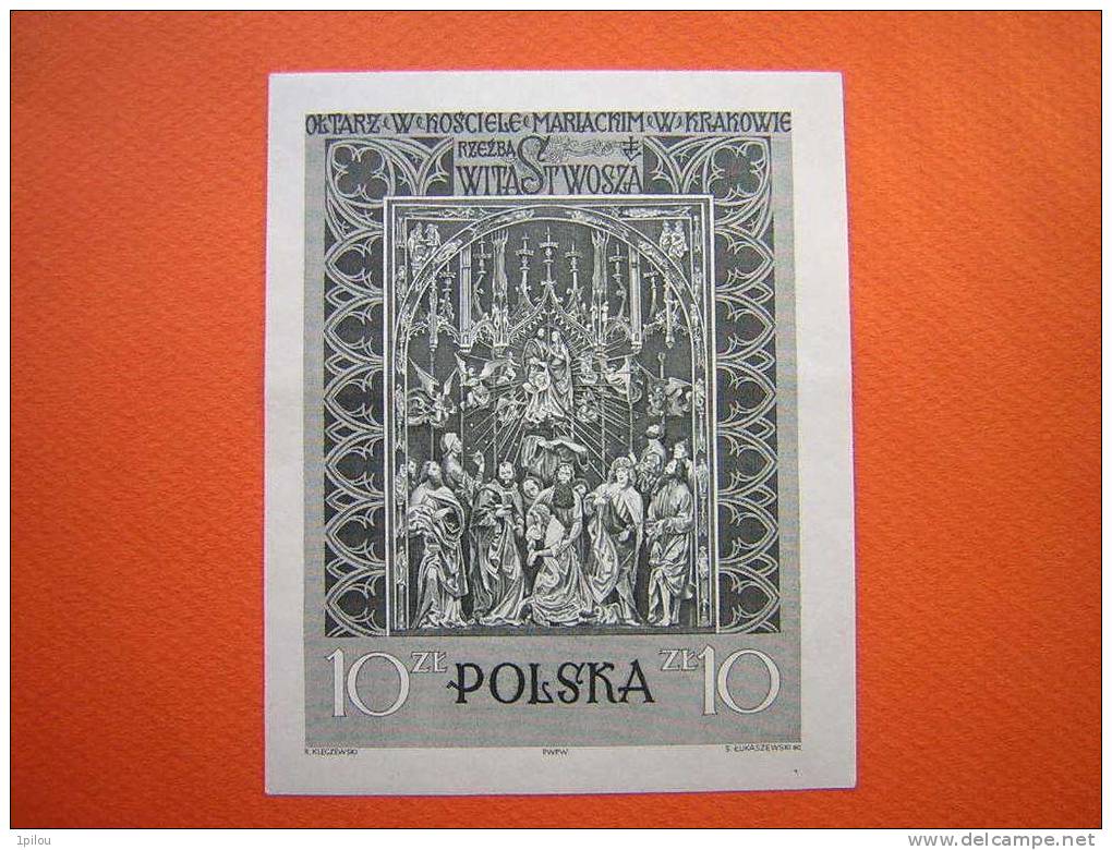 POLOGNE. OEUVRE D'ART NATIONAL. - Blocks & Sheetlets & Panes