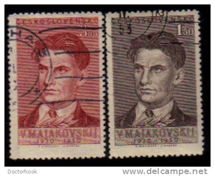 CZECHOSLOVAKIA   Scott: # 404-5   F-VF USED - Used Stamps