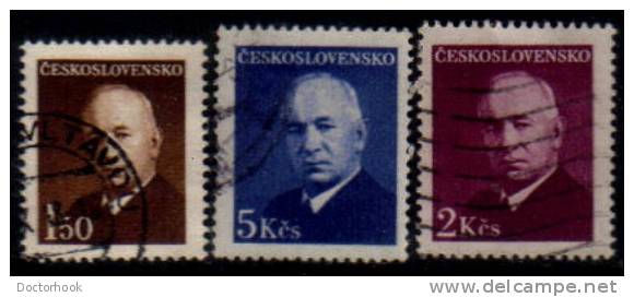 CZECHOSLOVAKIA   Scott: # 340-2   F-VF USED - Gebruikt