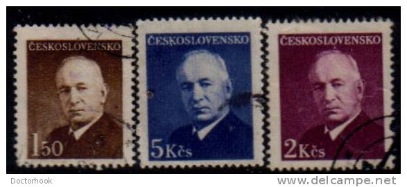 CZECHOSLOVAKIA   Scott: # 340-2   F-VF USED - Used Stamps