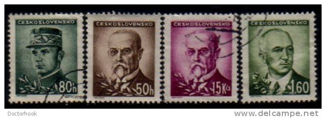 CZECHOSLOVAKIA   Scott: # 301-4   F-VF USED - Used Stamps