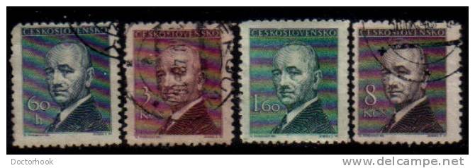CZECHOSLOVAKIA   Scott: # 318-21   F-VF USED - Used Stamps
