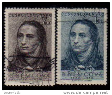 CZECHOSLOVAKIA   Scott: # 416-7   F-VF USED - Usados