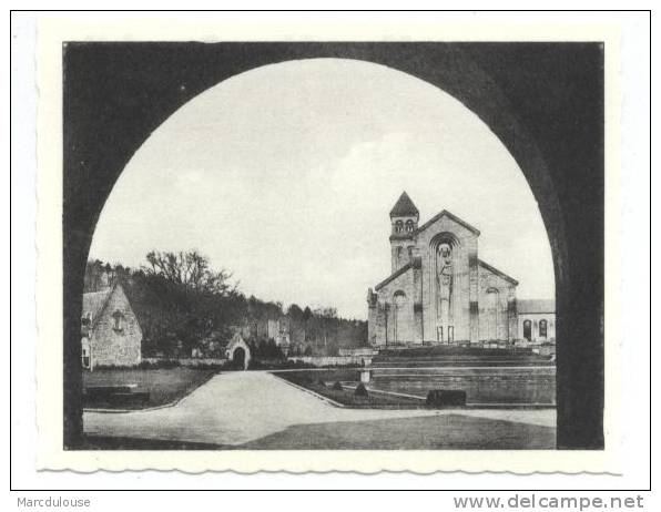 Orval (Florenville). Abbaye Notre-Dame. Abdij Onze-Lieve-Vrouw. Chromo De Beukelaar. Dimensions - Afmetingen: 90 X 70 Mm - Florenville