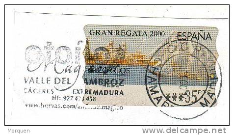 Fragmento MADRID 2000  VALLE AMBROZ Caceres - Used Stamps