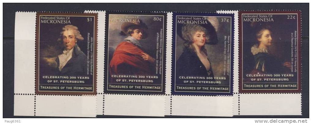 MICRONESIE  2004 MUSEE DE L ERMITAGE SC N°581/84  NEUF MNH**  LLL368D - Museen