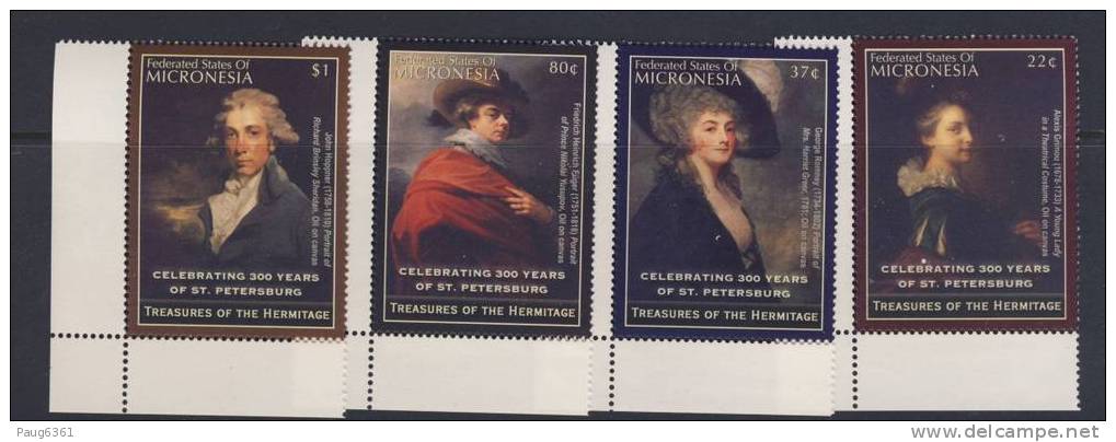 MICRONESIE  2004 MUSEE DE L ERMITAGE SC N°581/84  NEUF MNH**  LLL368E - Museen