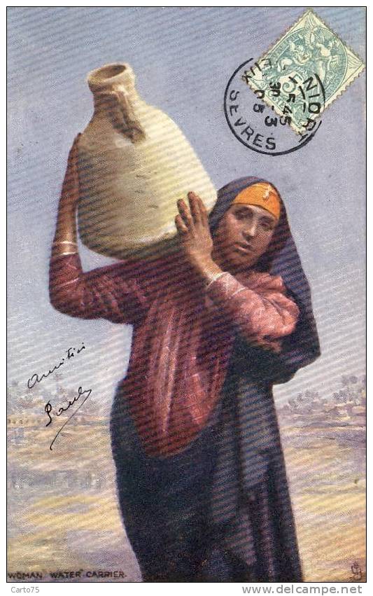 EGYPTE - Woman Water Carrier - Porteuse D'eau - Altri & Non Classificati