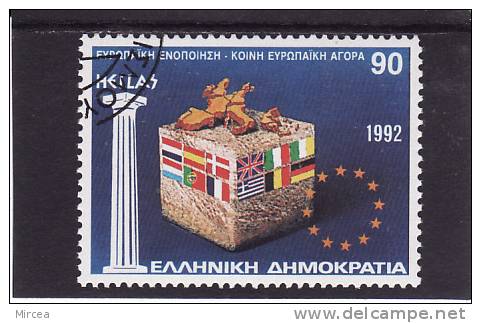 C715 -  Grece 1992 - Yv.no.1812 Oblitere,serie Complete - Oblitérés