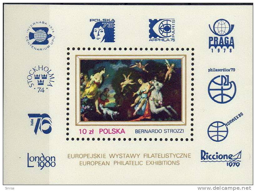 Poland / European Philatelic Exhibitions - Nuevos