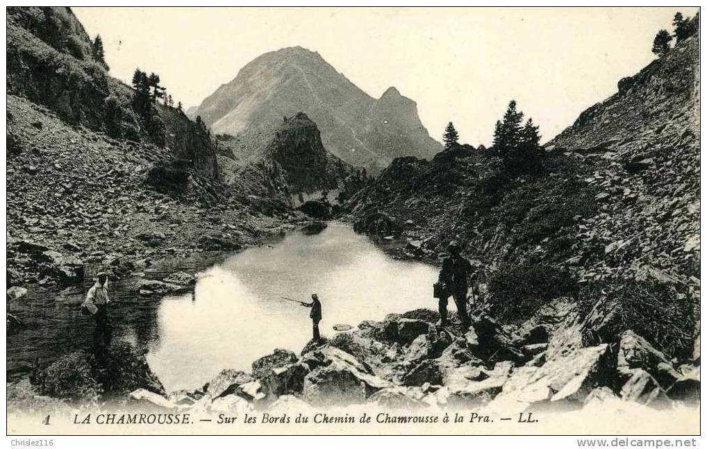 38 CHAMROUSSE Chemin Menant à Pra  Beau Plan Animé - Chamrousse