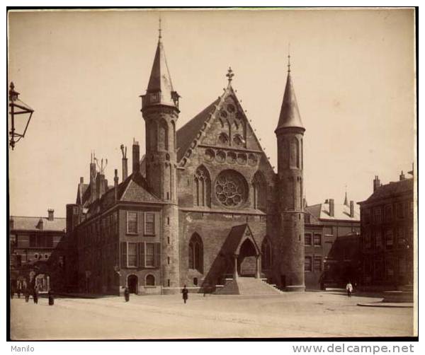 Pays-Bas - DEN HAAG - LA HAYE -  Photo Albuminée  Ca.1900   Eglise  -  21.5x25.5cm  N°4 - Oud (voor 1900)