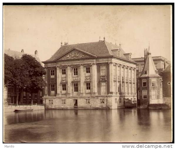 DEN HAAG - LA HAYE - Photo Albuminée Ca. 1900 -LE MUSEE  -    21.5x25.5cm  N°3 - Oud (voor 1900)