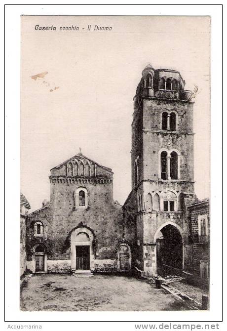 CASERTA Vecchia - Il Duomo - Cartolina FP 1927 - Caserta