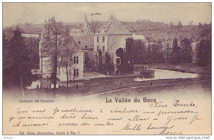 SPONTIN = La Vallée Du Bocq = Château (nels  Bxl  S.2  N° 7) 1900 - Yvoir