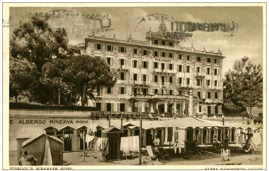 LIGURIA - 1930 (?) - Santa Margherita Ligure - Torriani's Miramare Hotel - Other & Unclassified
