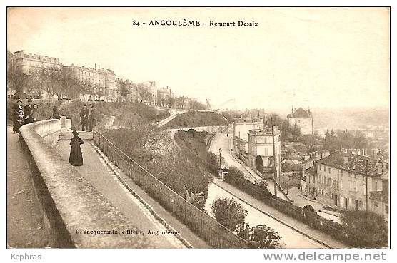 84 - ANGOULEME : Rempart Desaix - - Angouleme